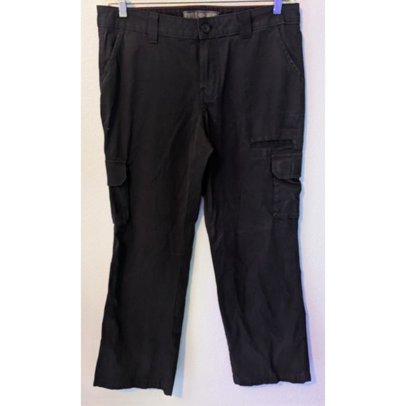 Dickies Cargo Pants Black Straight Women's Size 14 (38x30) (691) - Picture 1 of 3